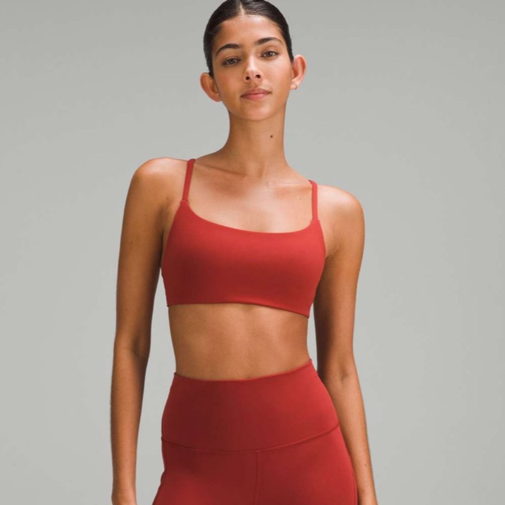 lululemon wunder train strapped racer bra AB. Size 6.